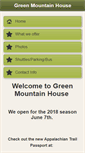 Mobile Screenshot of greenmountainhouse.net